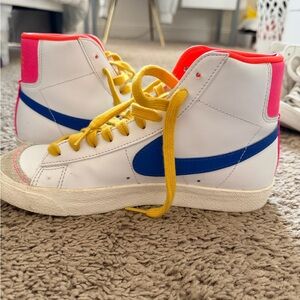 Nike Women's Blazers - White, Blue, Pink, Yellow